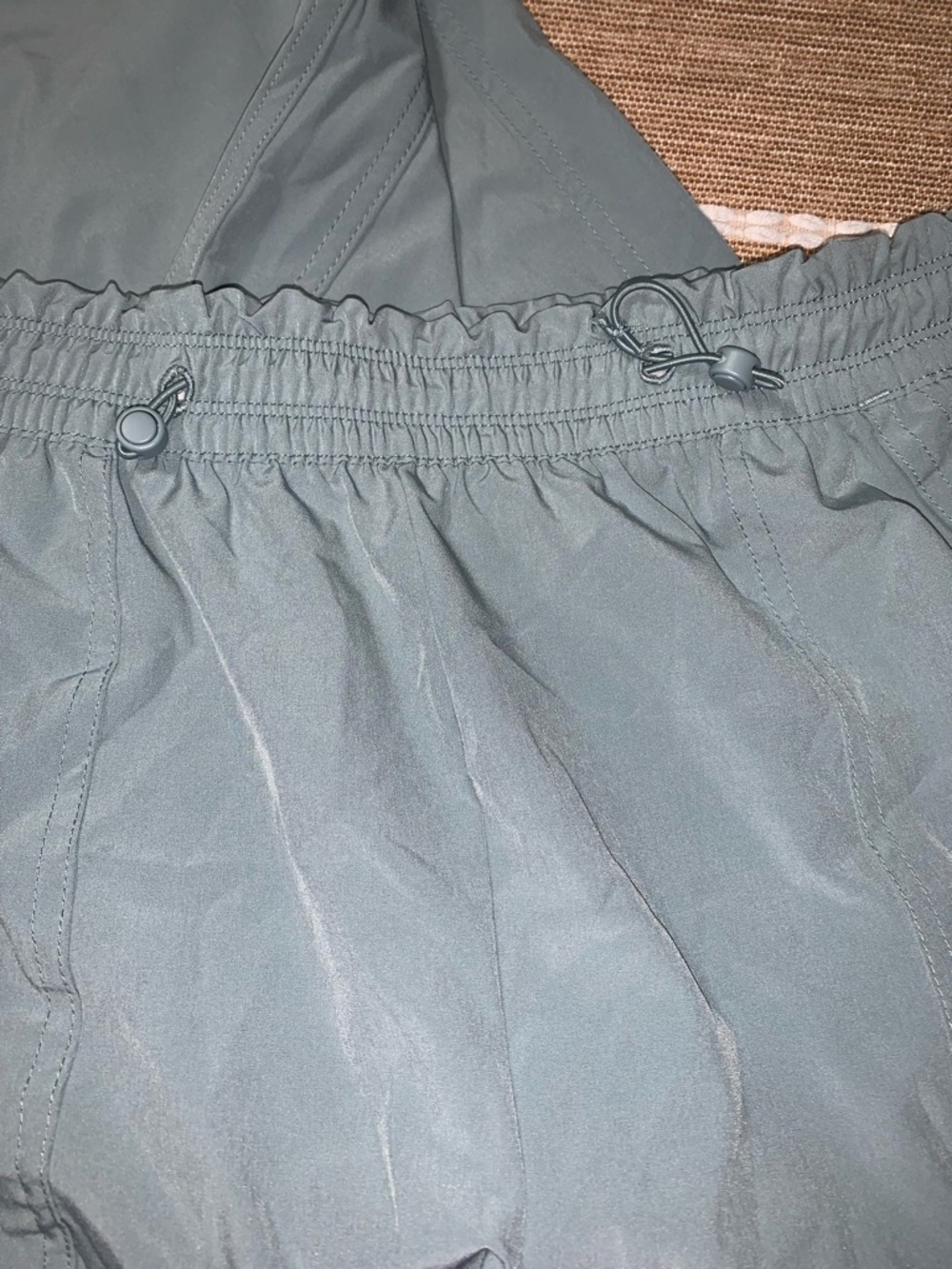 Apana Women's Slate Green Drawstring Joggers - Picture 3 of 7